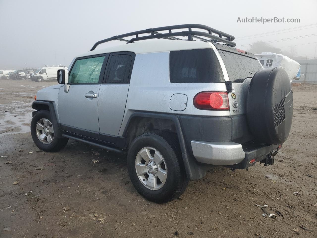 2007 Toyota Fj Cruiser  Silver vin: JTEBU11F070085594