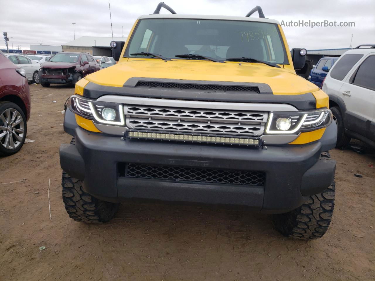 2007 Toyota Fj Cruiser  Yellow vin: JTEBU11F170004294