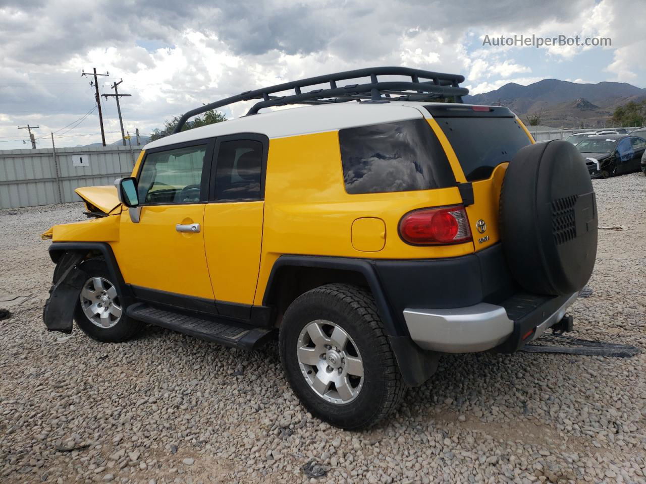 2007 Toyota Fj Cruiser  Оранжевый vin: JTEBU11F170011455