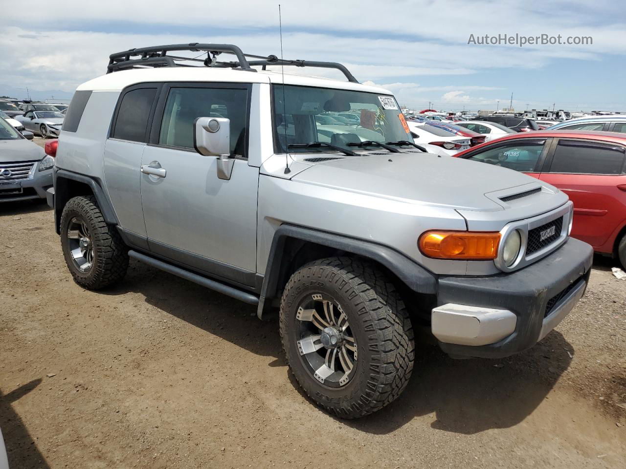 2007 Toyota Fj Cruiser  Silver vin: JTEBU11F170020088