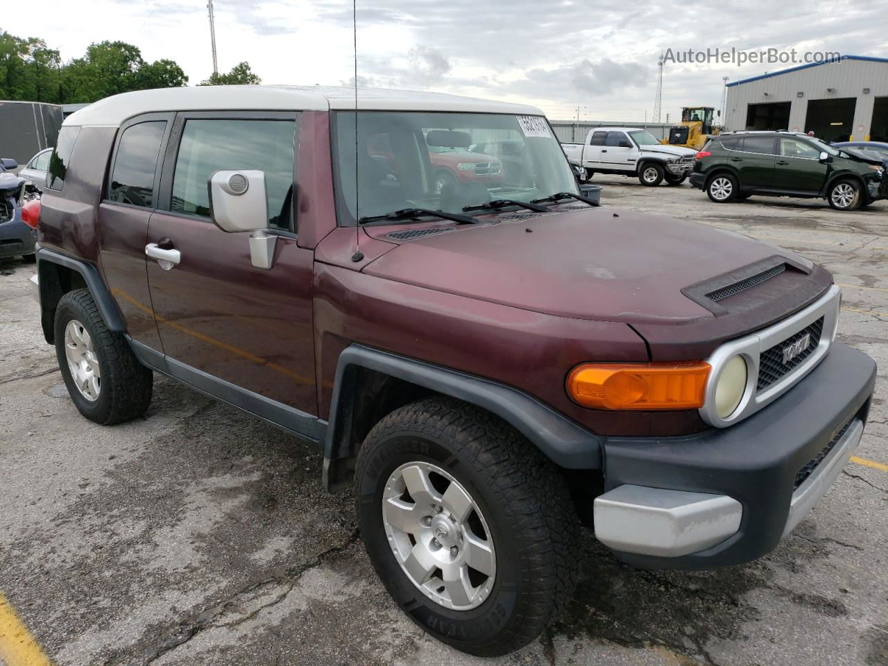 2007 Toyota Fj Cruiser  Фиолетовый vin: JTEBU11F170041295