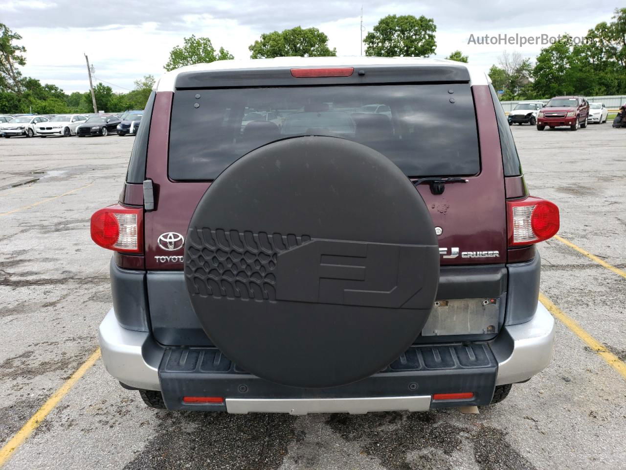 2007 Toyota Fj Cruiser  Purple vin: JTEBU11F170041295