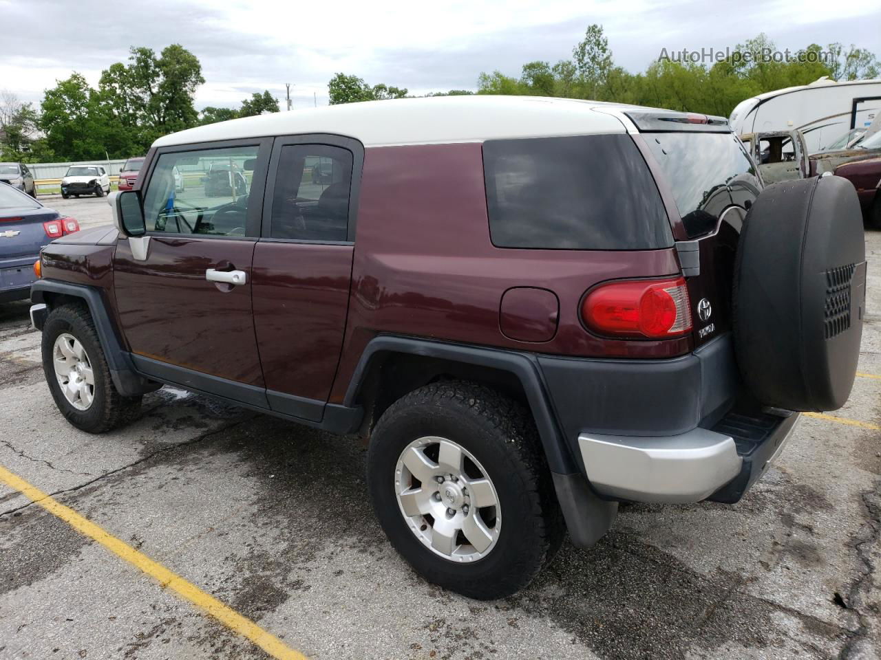 2007 Toyota Fj Cruiser  Фиолетовый vin: JTEBU11F170041295