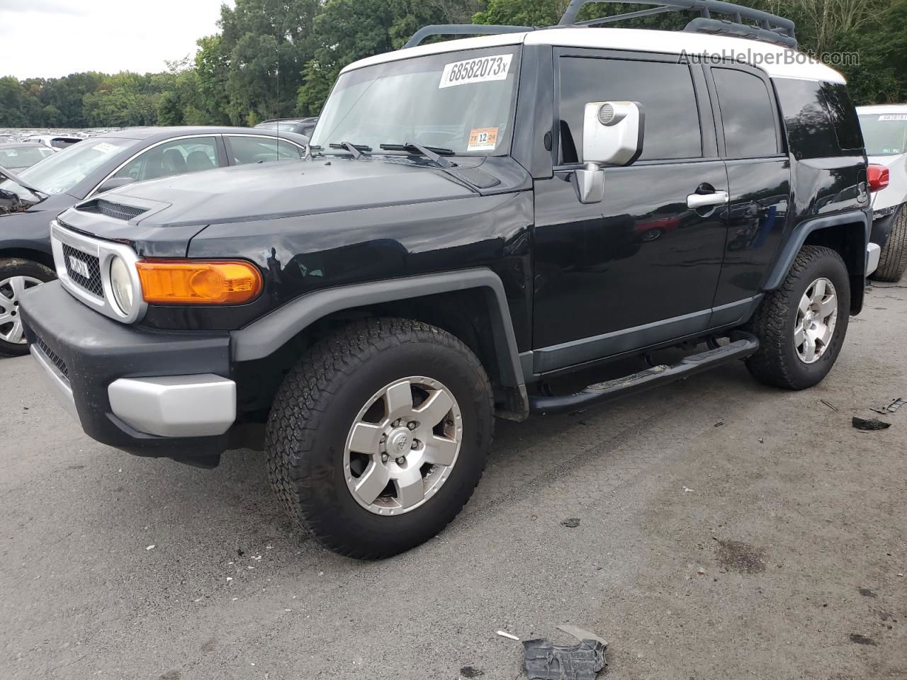 2007 Toyota Fj Cruiser  Black vin: JTEBU11F170049056