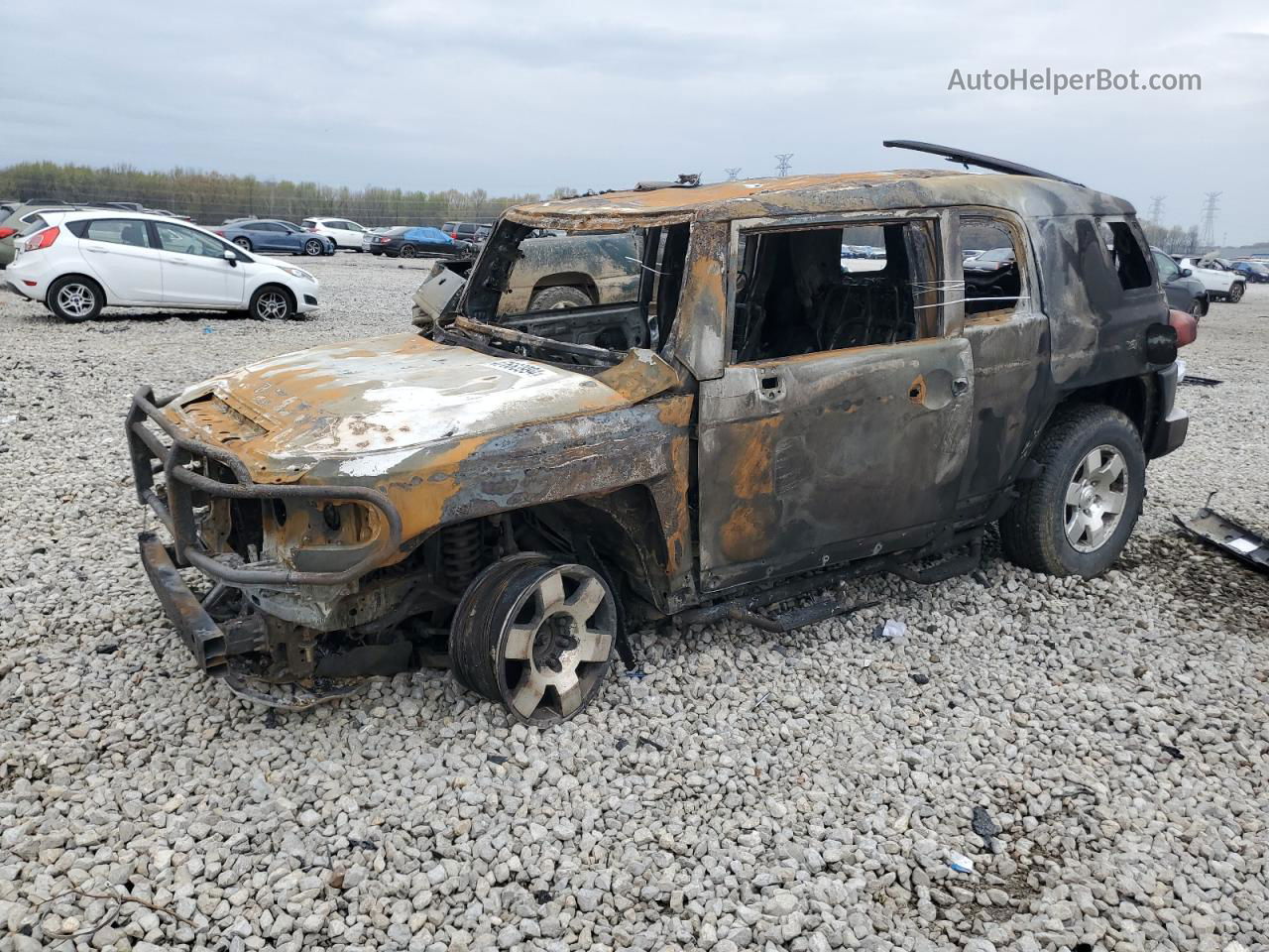 2007 Toyota Fj Cruiser  Burn vin: JTEBU11F170081490