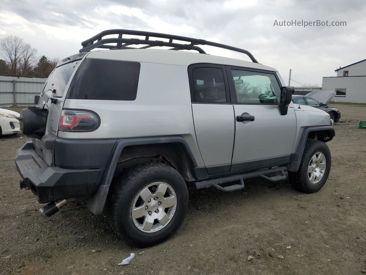 2007 Toyota Fj Cruiser  Silver vin: JTEBU11F170098127