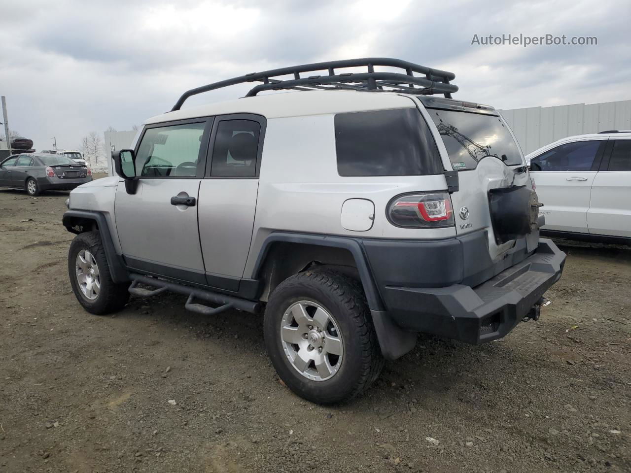 2007 Toyota Fj Cruiser  Silver vin: JTEBU11F170098127