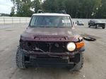 2007 Toyota Fj Cruiser  Burgundy vin: JTEBU11F270028913