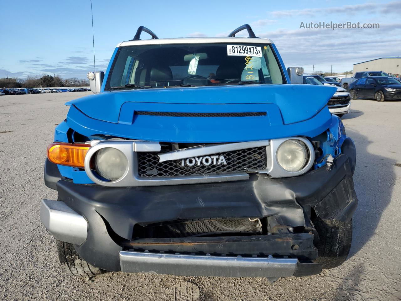 2007 Toyota Fj Cruiser  Blue vin: JTEBU11F270038101