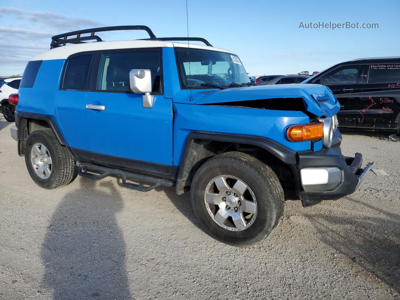 2007 Toyota Fj Cruiser  Blue vin: JTEBU11F270038101