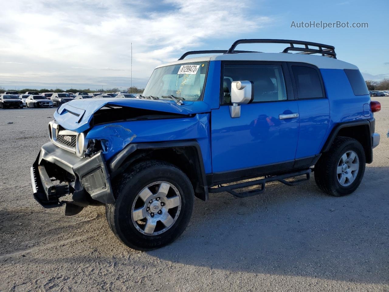 2007 Toyota Fj Cruiser  Синий vin: JTEBU11F270038101