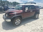 2007 Toyota Fj Cruiser  Burgundy vin: JTEBU11F270043136