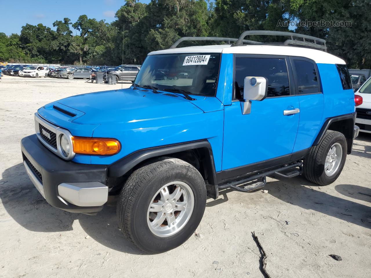 2007 Toyota Fj Cruiser  Blue vin: JTEBU11F270048191