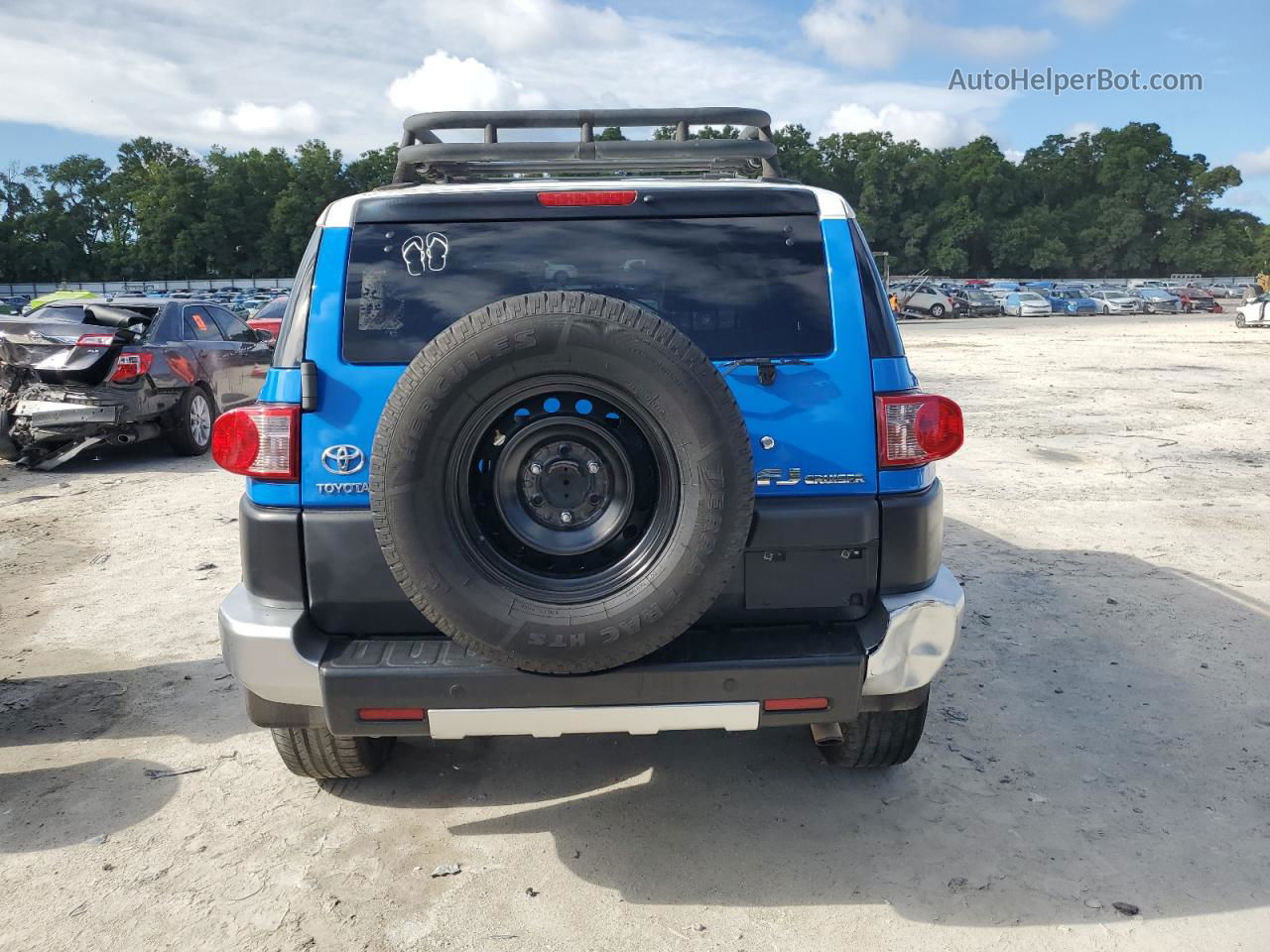 2007 Toyota Fj Cruiser  Blue vin: JTEBU11F270048191