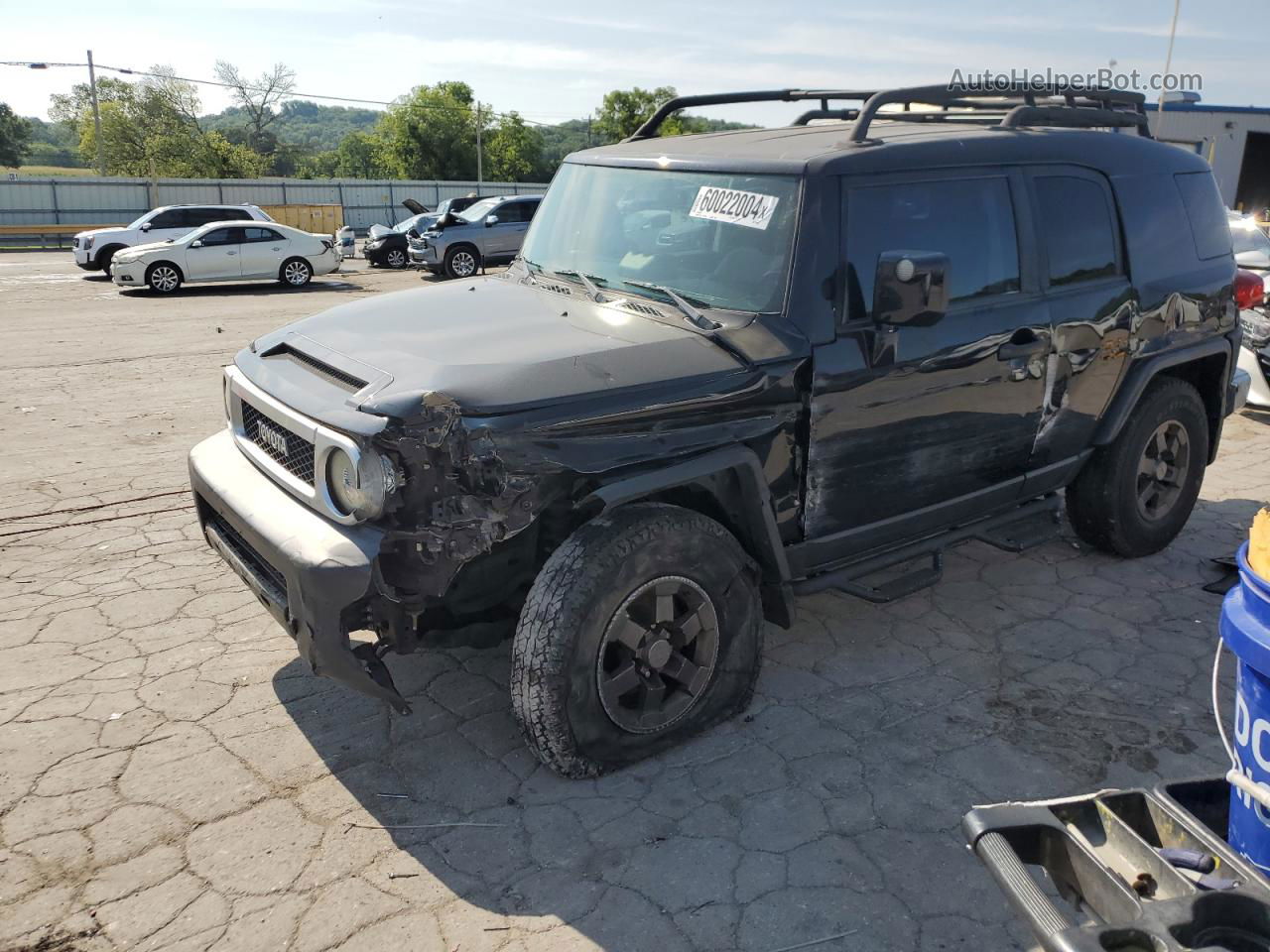 2007 Toyota Fj Cruiser  Black vin: JTEBU11F270055092