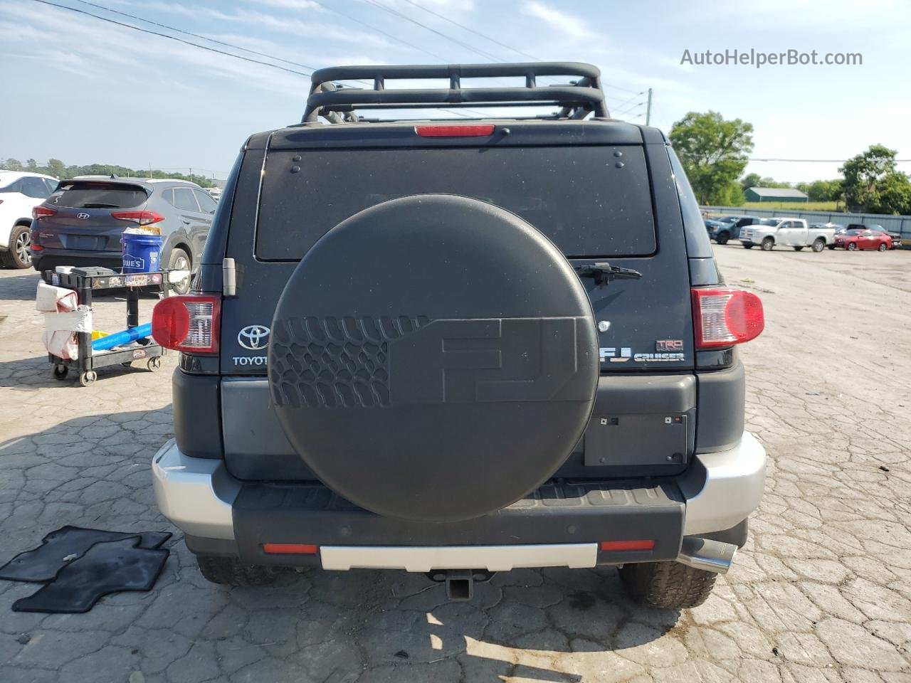 2007 Toyota Fj Cruiser  Черный vin: JTEBU11F270055092