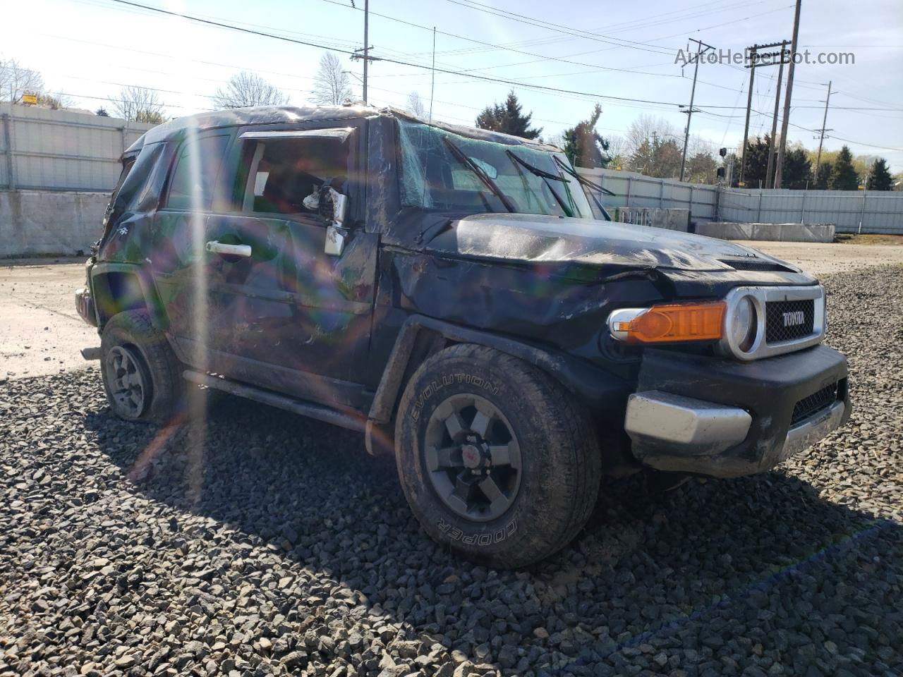 2007 Toyota Fj Cruiser  Black vin: JTEBU11F270057313