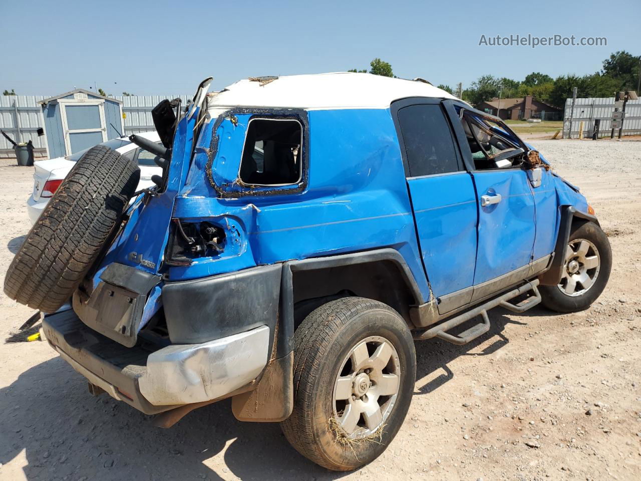 2007 Toyota Fj Cruiser  Blue vin: JTEBU11F270059868