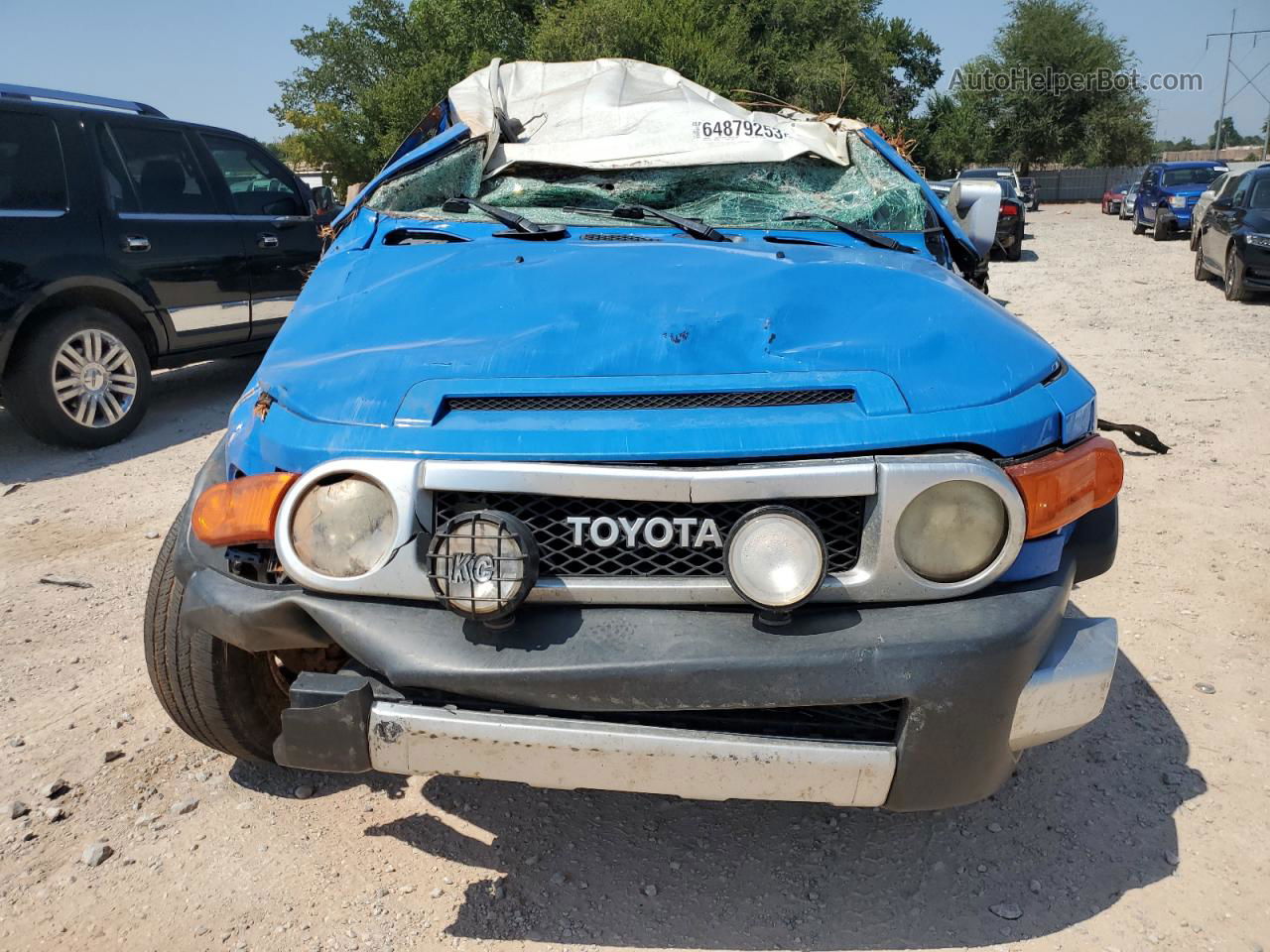 2007 Toyota Fj Cruiser  Blue vin: JTEBU11F270059868