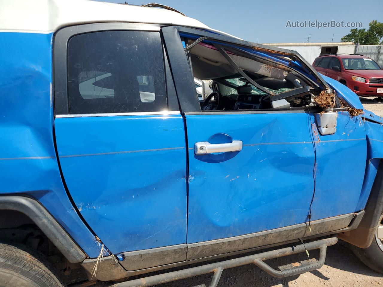 2007 Toyota Fj Cruiser  Blue vin: JTEBU11F270059868