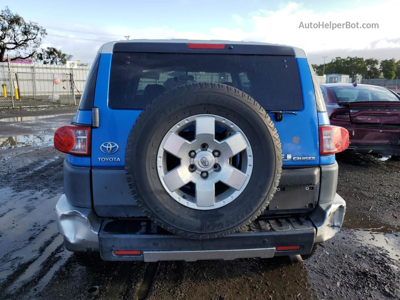 2007 Toyota Fj Cruiser  Blue vin: JTEBU11F270061409