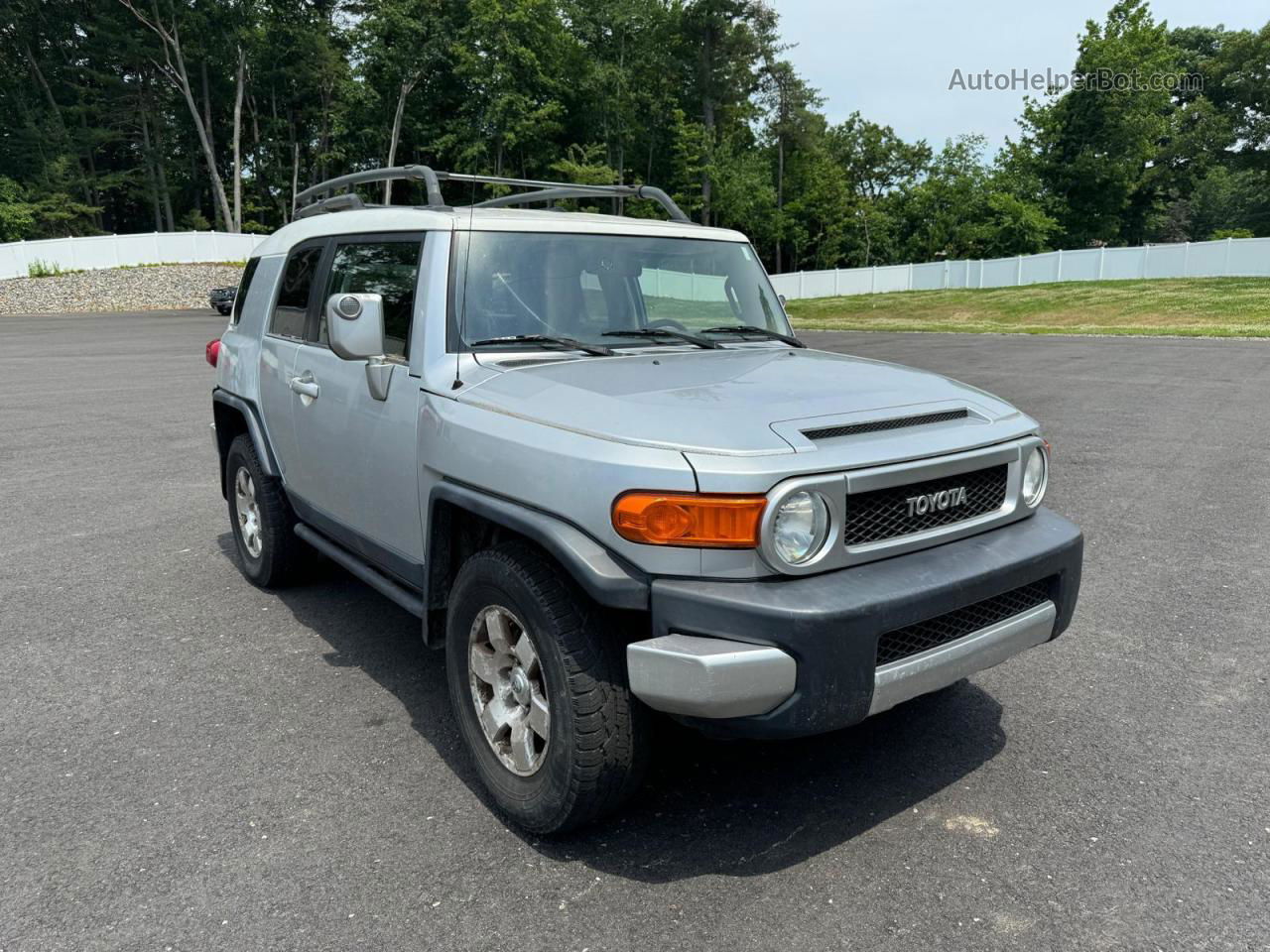 2007 Toyota Fj Cruiser  Silver vin: JTEBU11F370049673