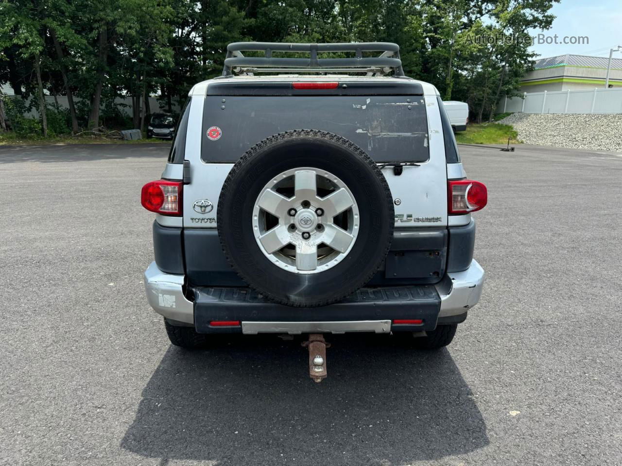 2007 Toyota Fj Cruiser  Silver vin: JTEBU11F370049673