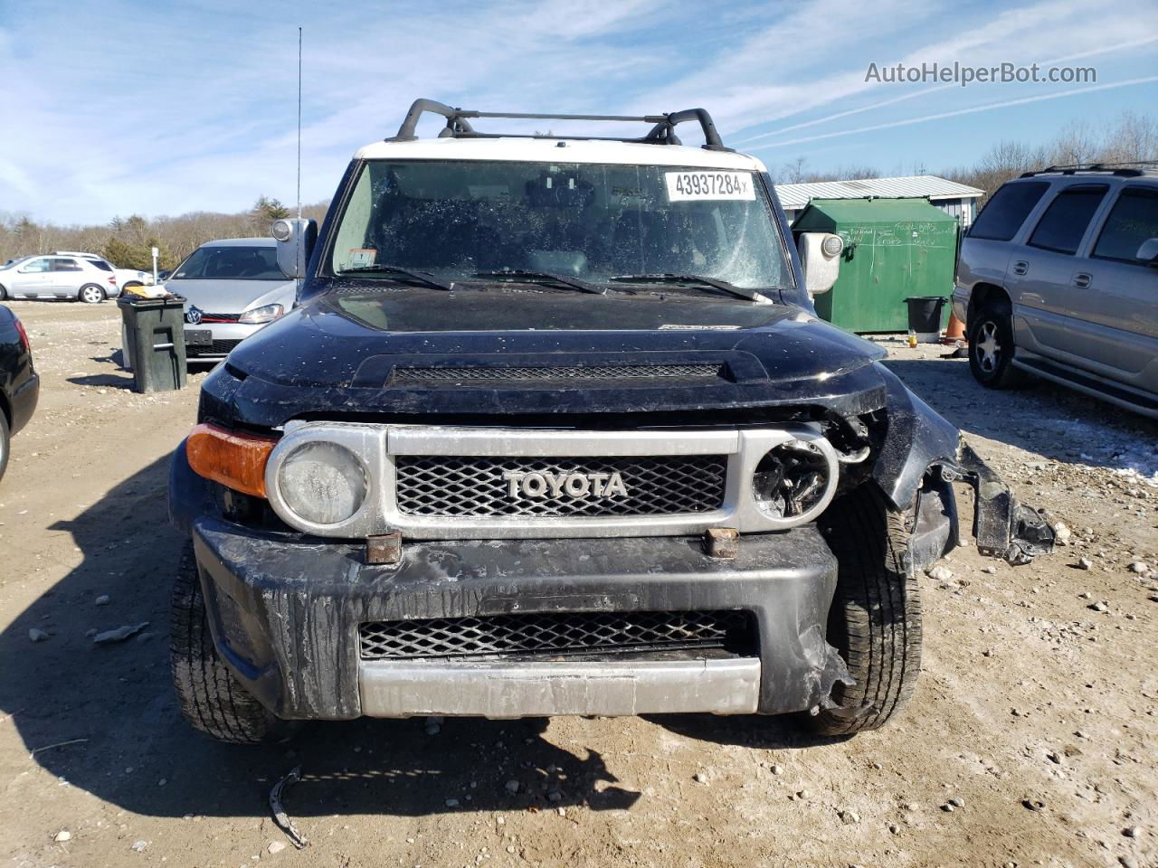 2007 Toyota Fj Cruiser  Black vin: JTEBU11F370078607