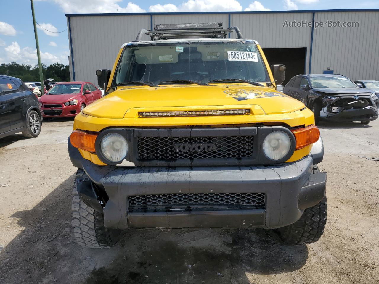 2007 Toyota Fj Cruiser  Gold vin: JTEBU11F470005987