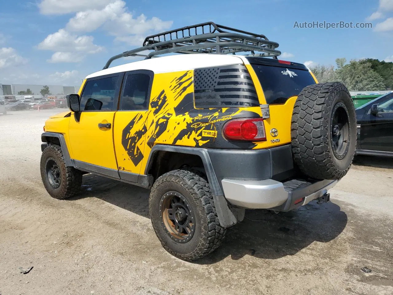 2007 Toyota Fj Cruiser  Gold vin: JTEBU11F470005987