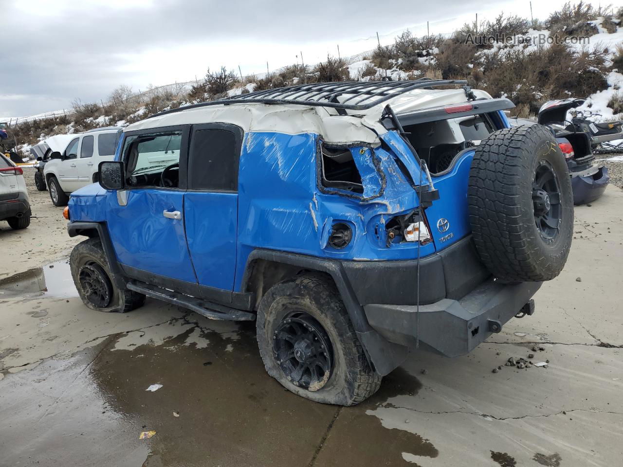 2007 Toyota Fj Cruiser  Синий vin: JTEBU11F470009327