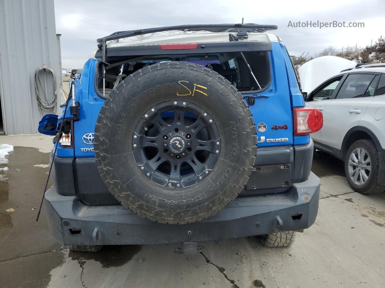 2007 Toyota Fj Cruiser  Синий vin: JTEBU11F470009327