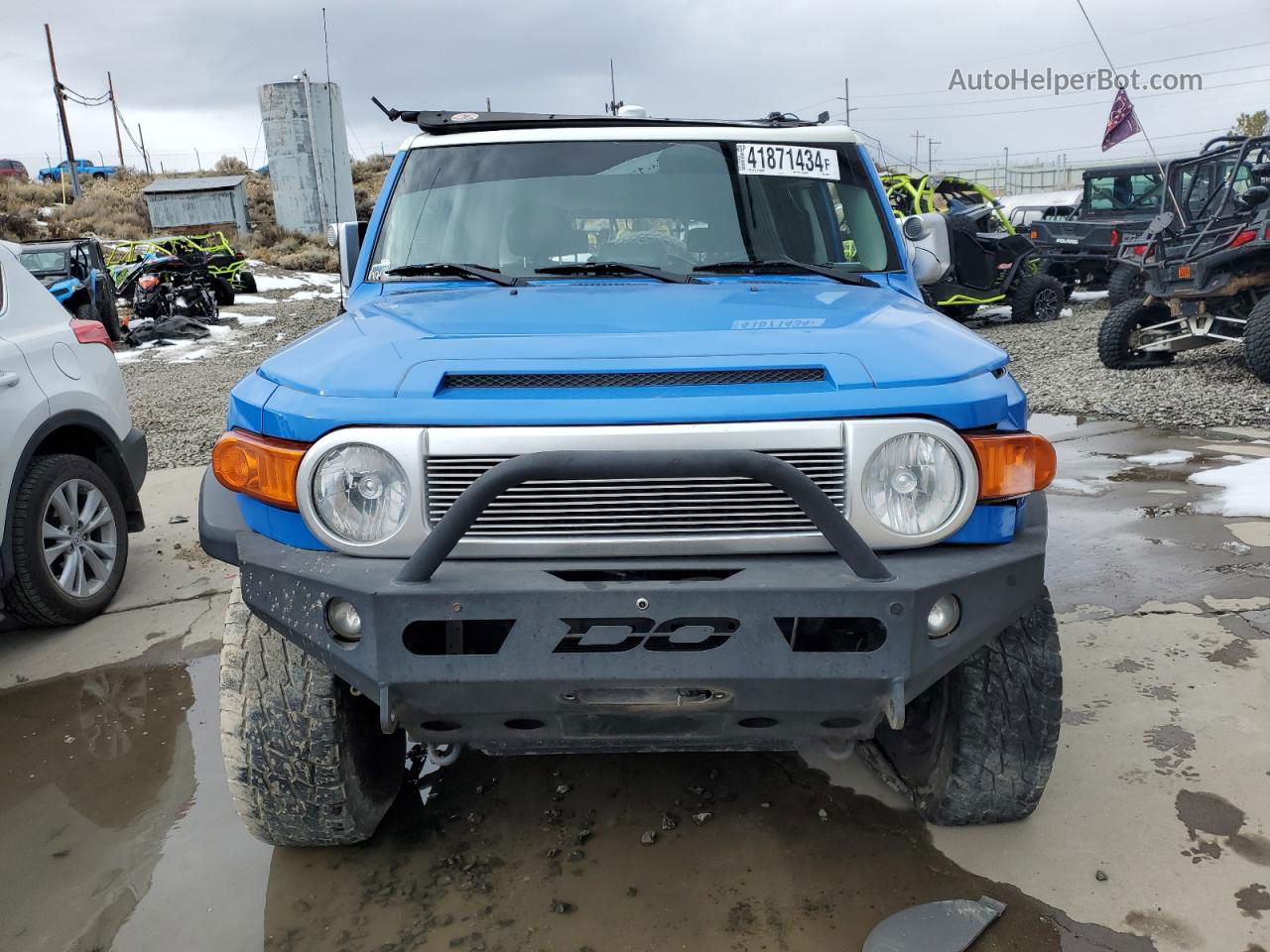 2007 Toyota Fj Cruiser  Синий vin: JTEBU11F470009327