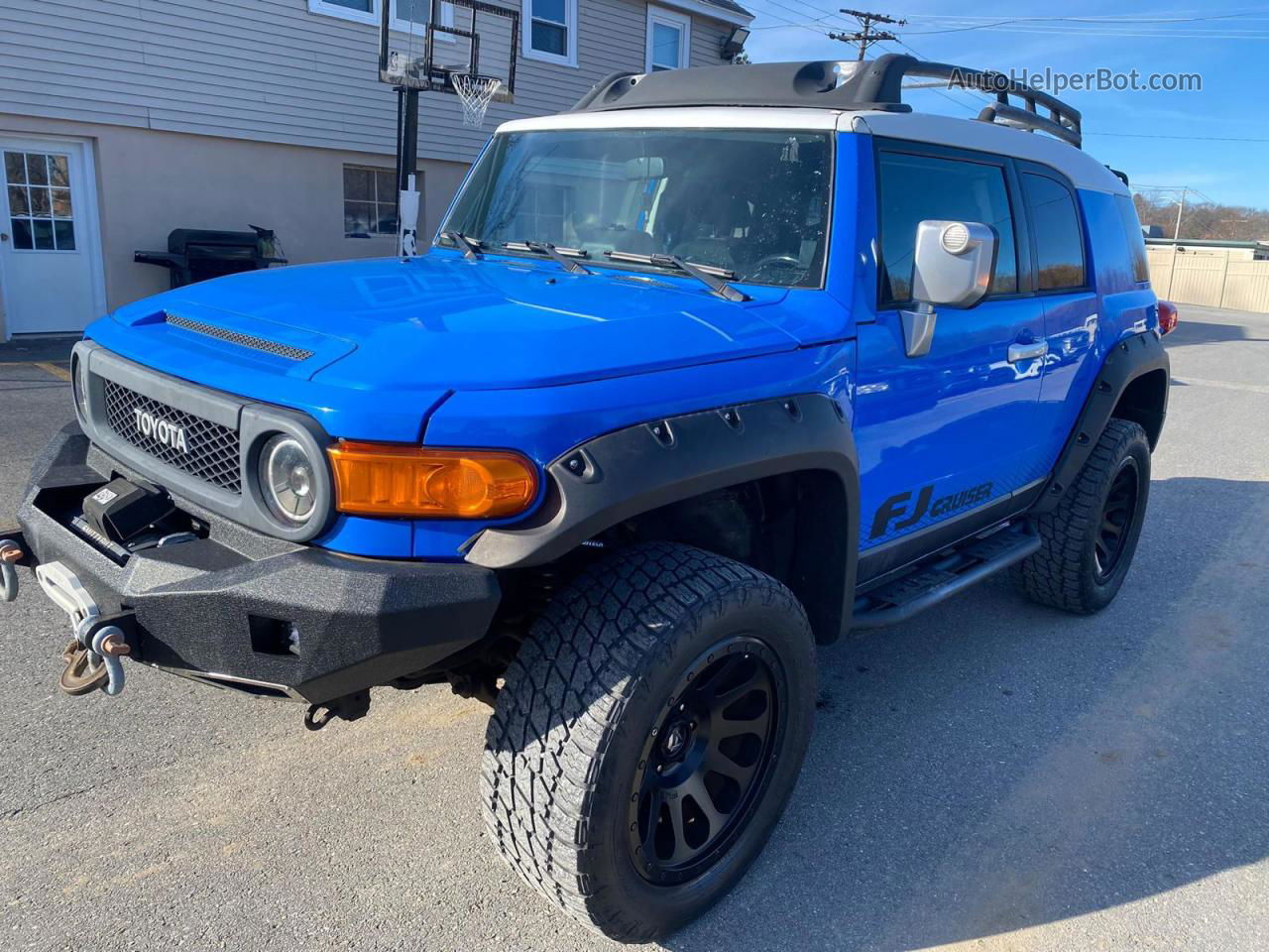 2007 Toyota Fj Cruiser  Blue vin: JTEBU11F470025267