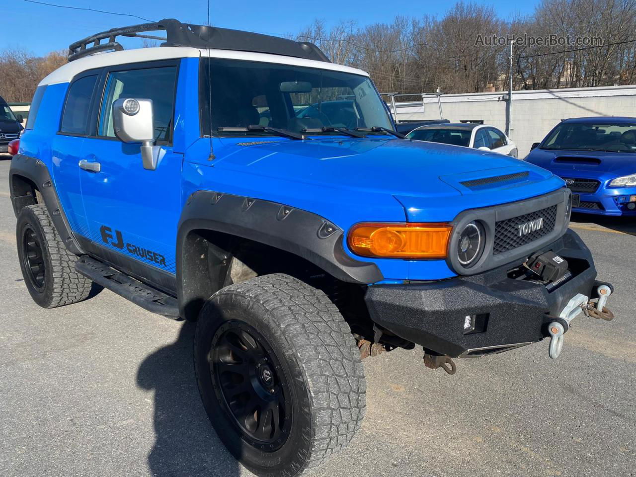 2007 Toyota Fj Cruiser  Blue vin: JTEBU11F470025267