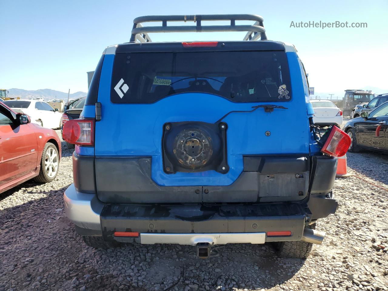 2007 Toyota Fj Cruiser  Blue vin: JTEBU11F470047074