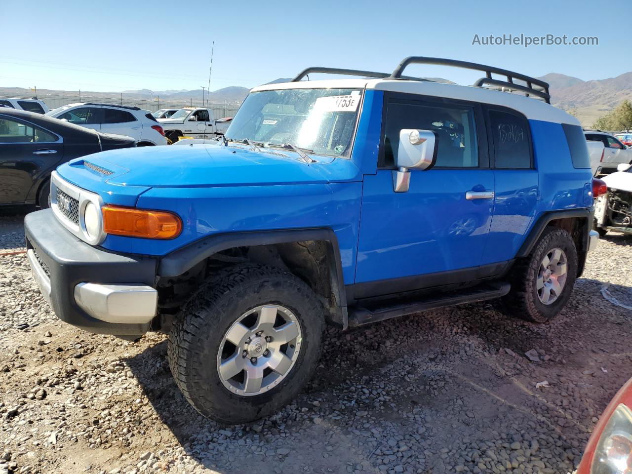 2007 Toyota Fj Cruiser  Синий vin: JTEBU11F470047074