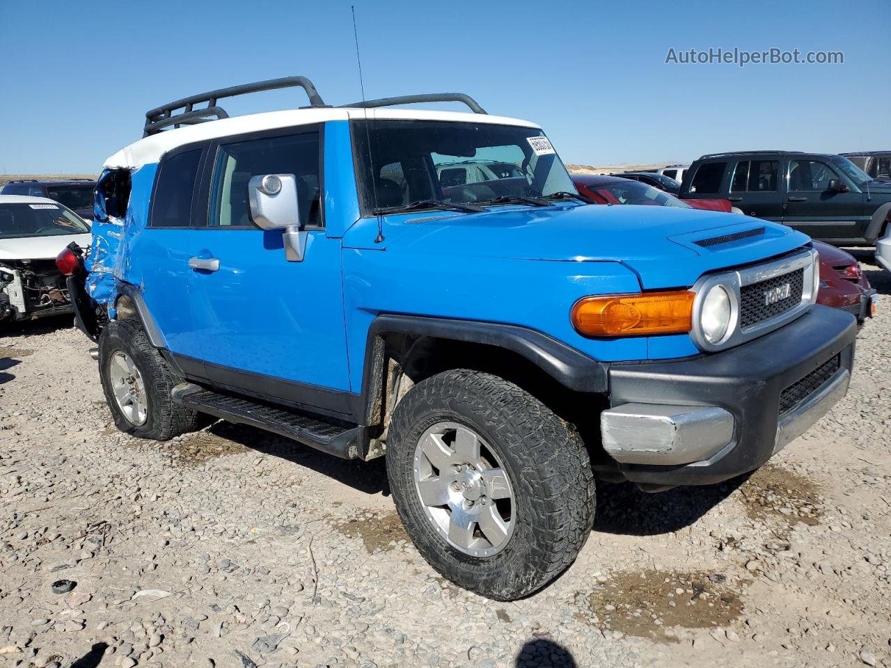 2007 Toyota Fj Cruiser  Синий vin: JTEBU11F470047074