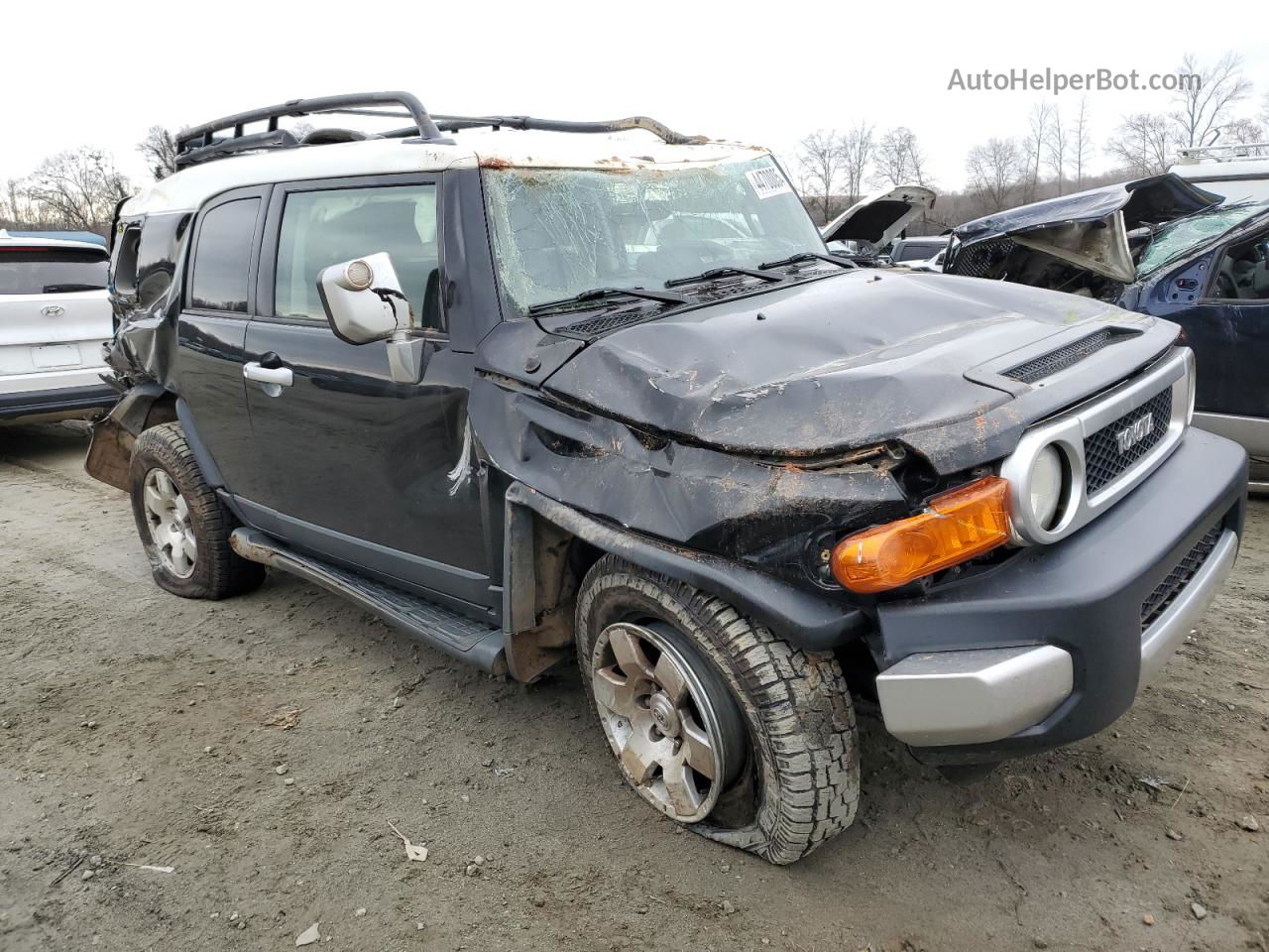 2007 Toyota Fj Cruiser  Черный vin: JTEBU11F570008252