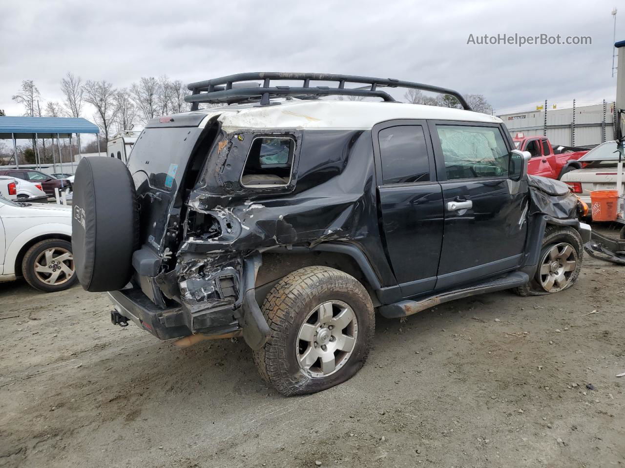 2007 Toyota Fj Cruiser  Черный vin: JTEBU11F570008252