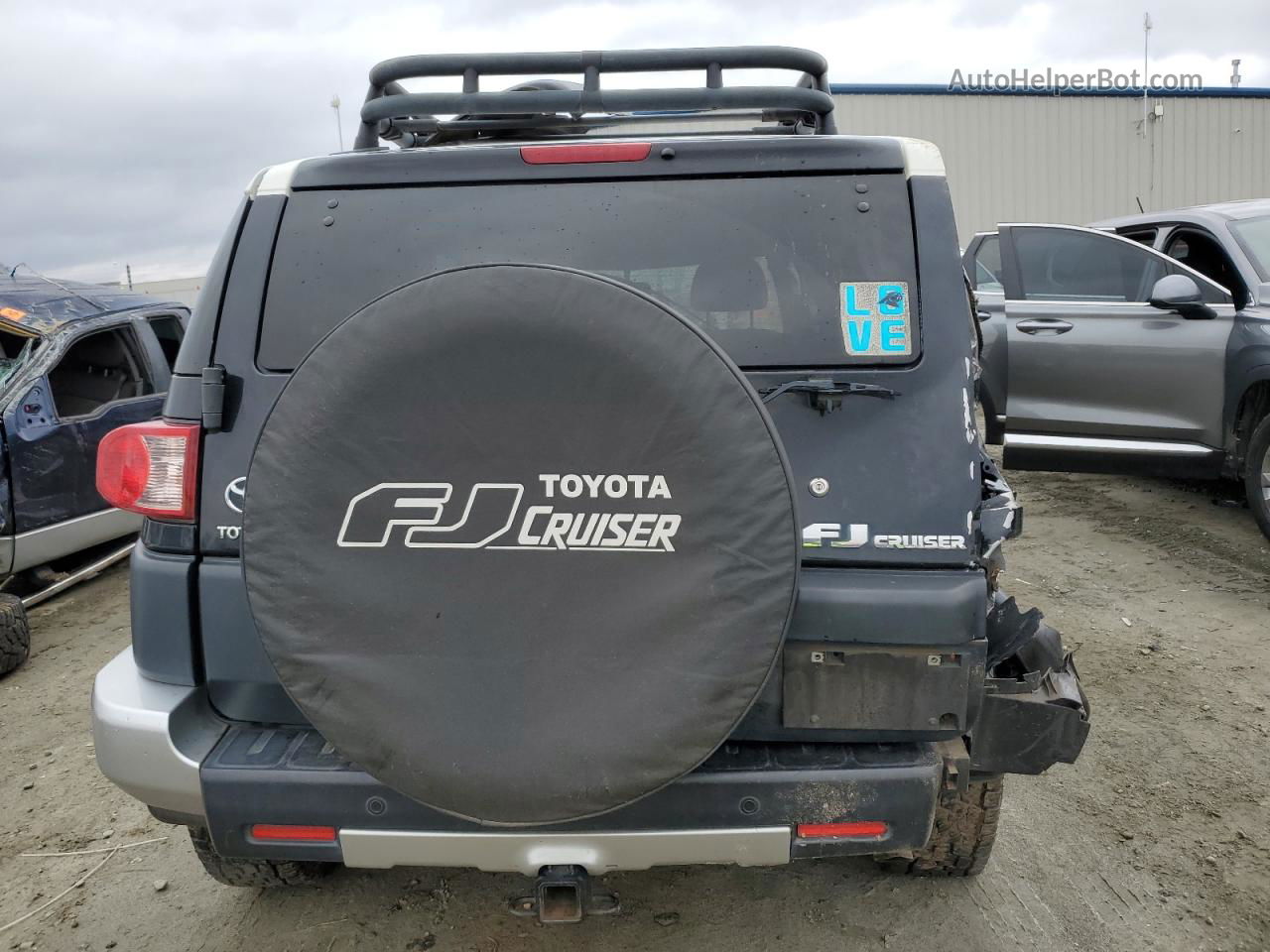 2007 Toyota Fj Cruiser  Черный vin: JTEBU11F570008252