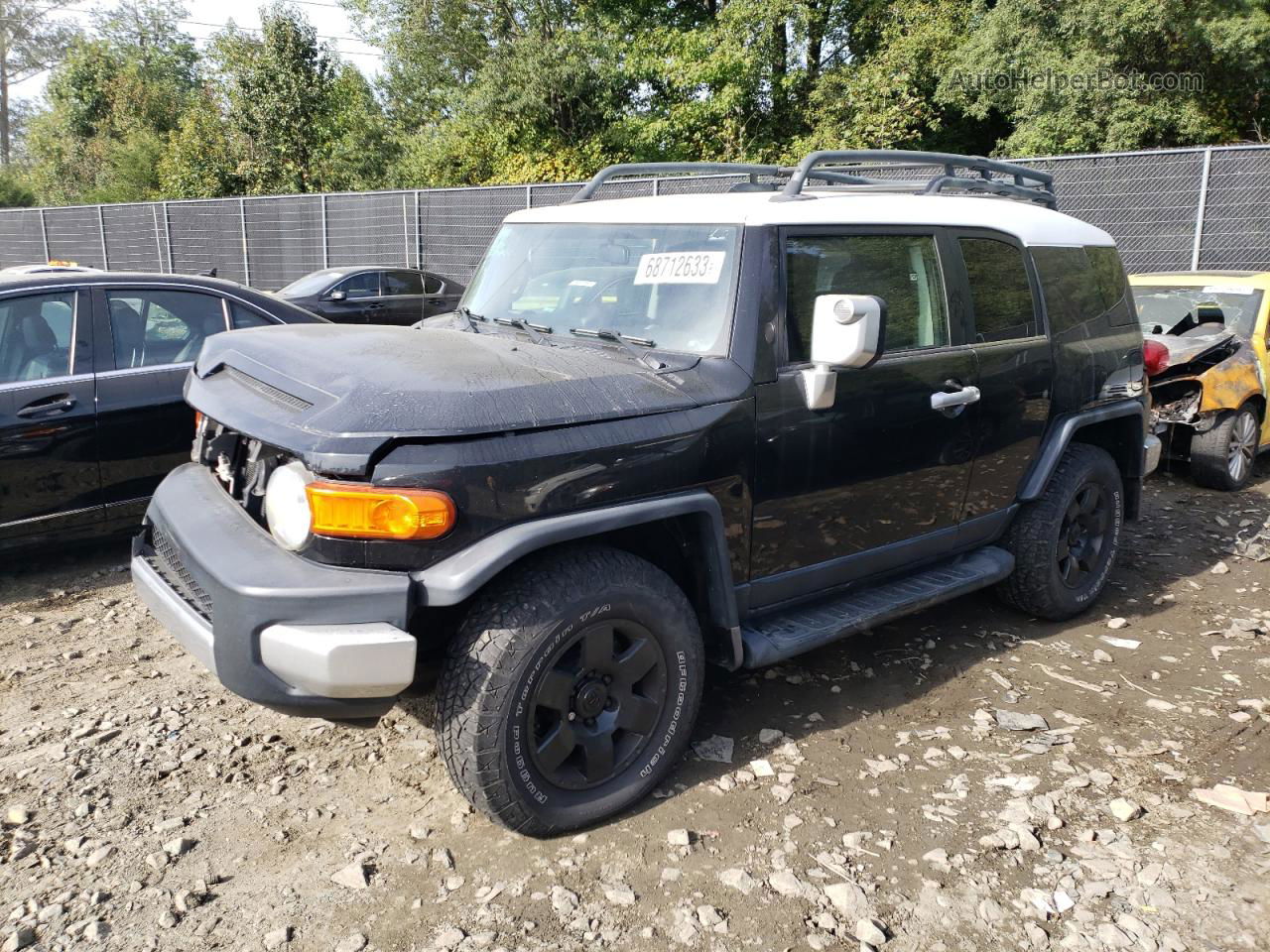 2007 Toyota Fj Cruiser  Black vin: JTEBU11F570011913