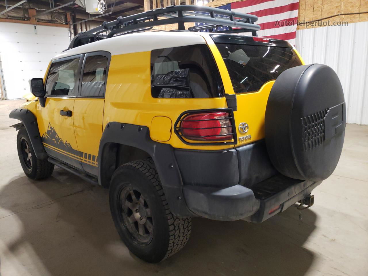 2007 Toyota Fj Cruiser  Yellow vin: JTEBU11F570014679