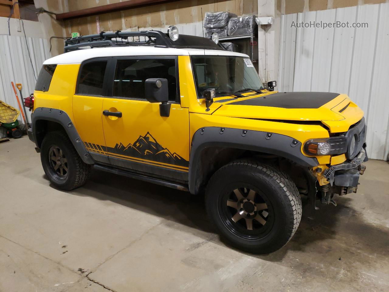 2007 Toyota Fj Cruiser  Yellow vin: JTEBU11F570014679