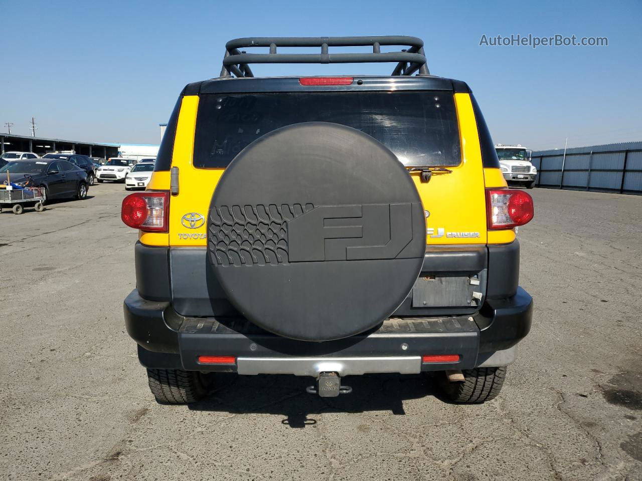 2007 Toyota Fj Cruiser  Yellow vin: JTEBU11F570028159