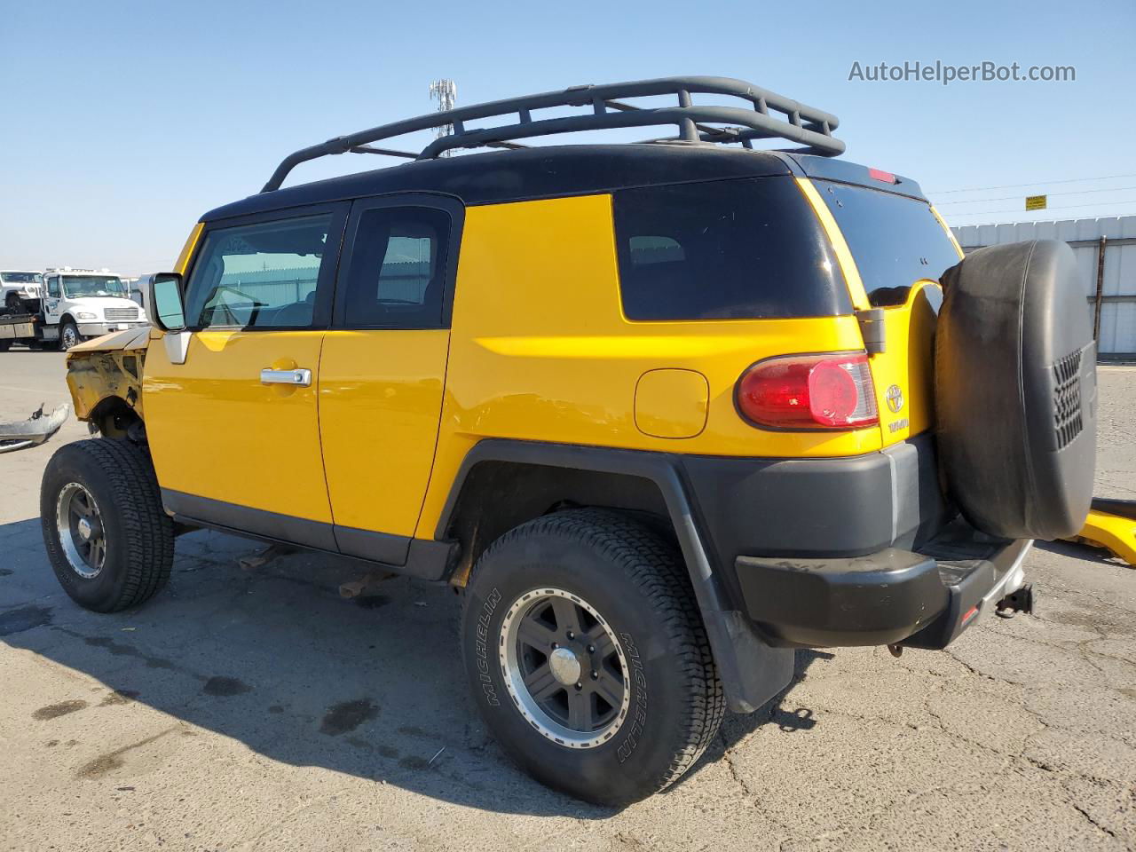 2007 Toyota Fj Cruiser  Yellow vin: JTEBU11F570028159