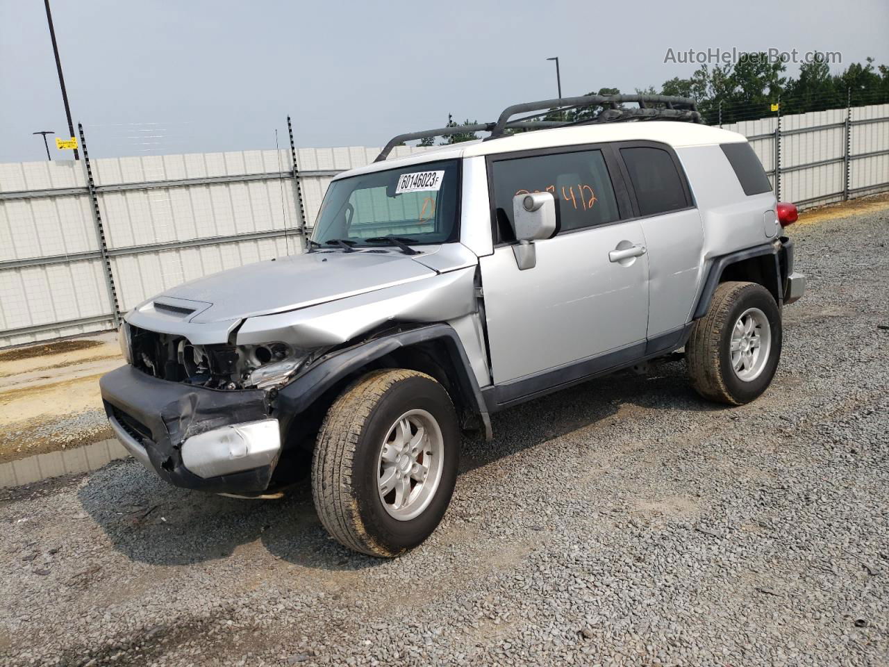 2007 Toyota Fj Cruiser  Gray vin: JTEBU11F570041493