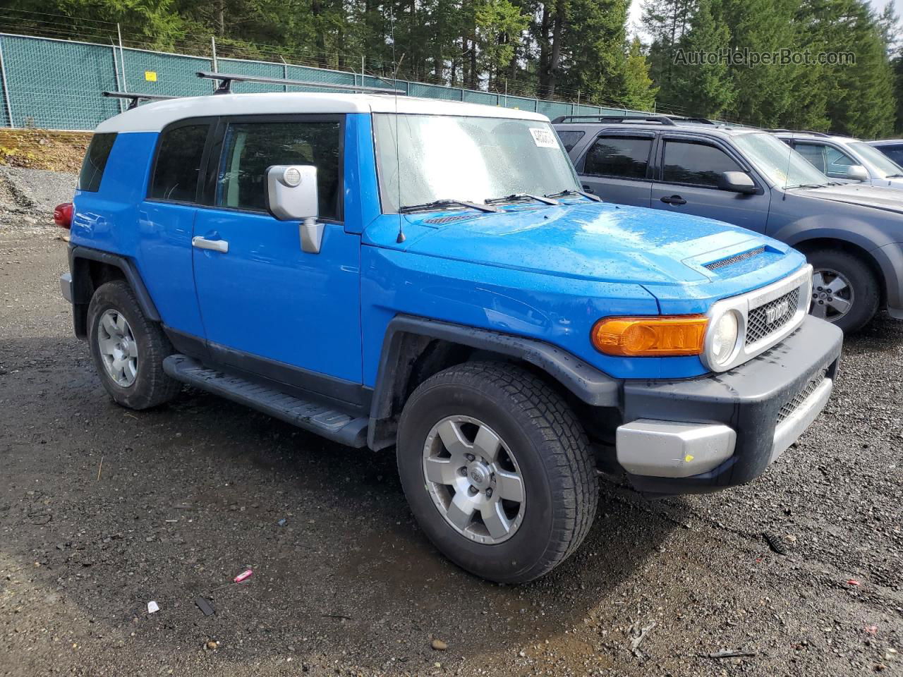 2007 Toyota Fj Cruiser  Blue vin: JTEBU11F570043311