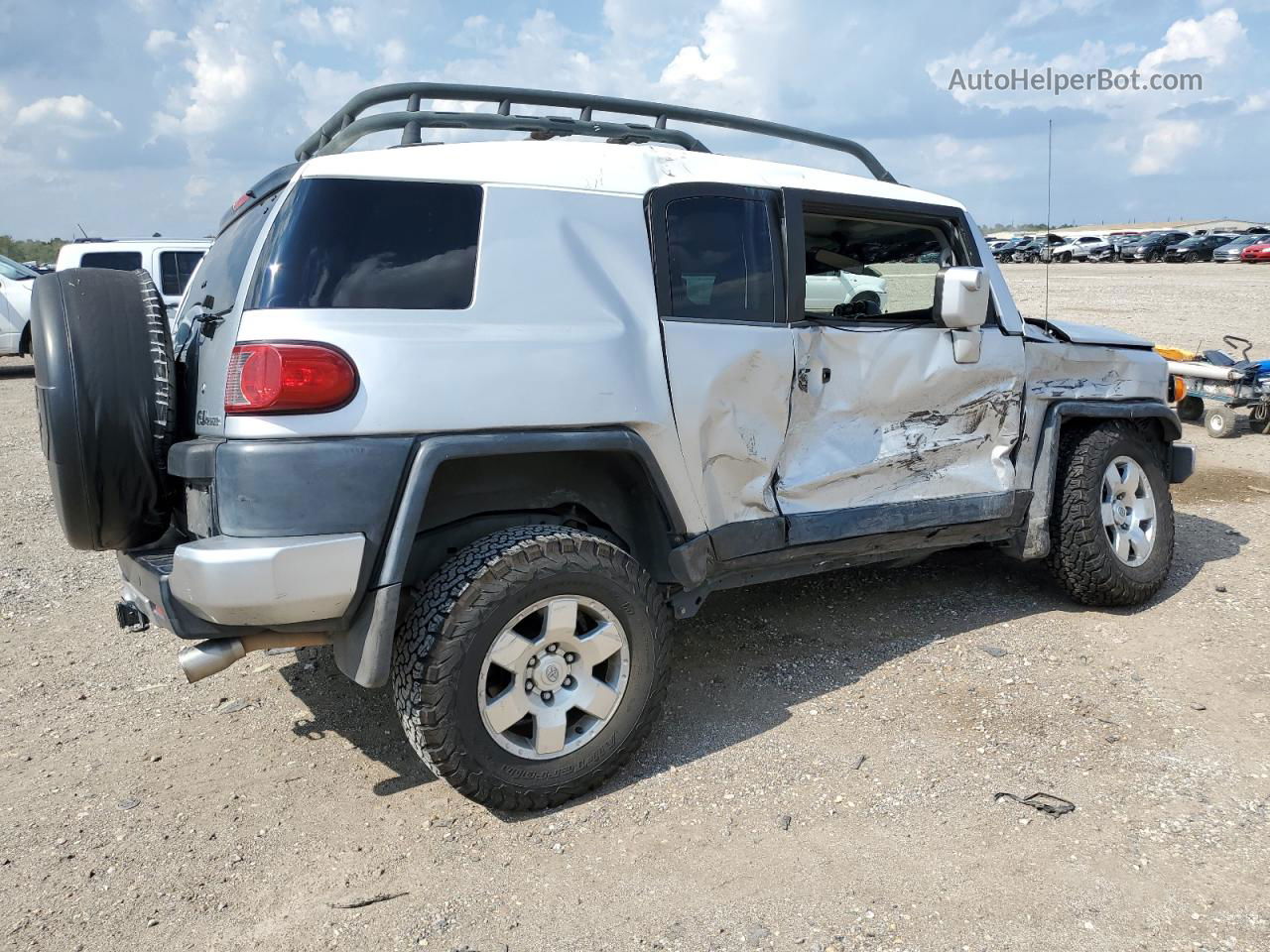 2007 Toyota Fj Cruiser  Silver vin: JTEBU11F570072890