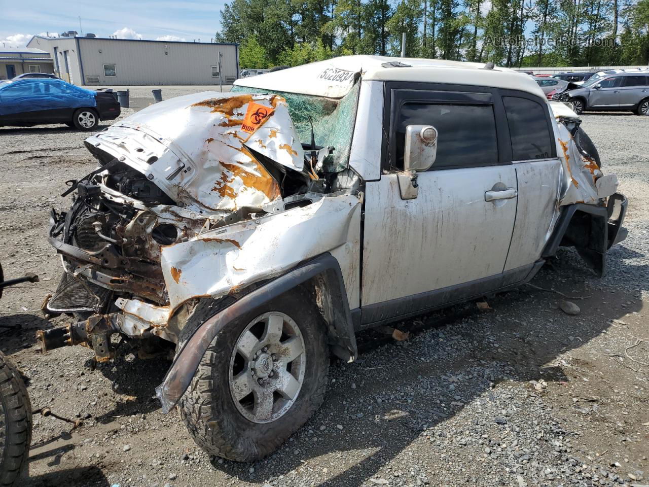 2007 Toyota Fj Cruiser  Серый vin: JTEBU11F670028333